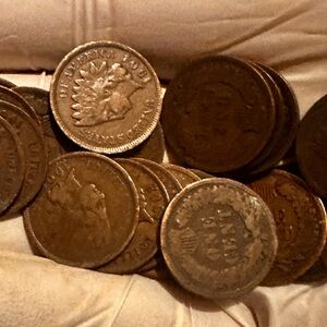 Vintage US Coinage - Near Complete Indian Head Penny Cent Collection